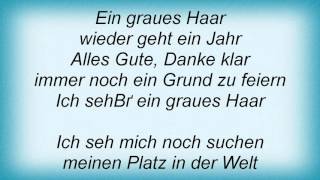 19513 Pur - Ein Graues Haar Lyrics