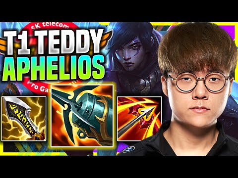 TEDDY PERFECT GAME WITH APHELIOS! - T1 Teddy Plays Aphelios ADC vs Kai'Sa! | Season 11