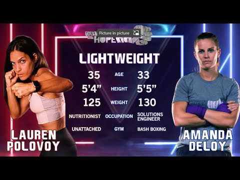 Lauren Polovoy and Amanda Deloy - The Beltway Brawl III - Haymakers for Hope