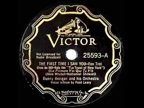 1937 HITS ARCHIVE: The First Time I Saw You - Bunny Berigan (Ford Leary, vocal)