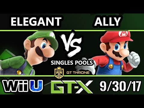 GTX 2017 Smash 4 - BSD | Elegant (Luigi) vs C9 | Ally (Mario) - Wii U Pools