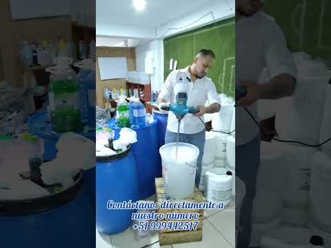 APRENDE A FABRICAR DETERGENTE LÍQUIDO