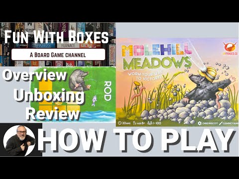 Molehill Meadows | Board Game | Unboxing, Overview, How to Play and Review | Unfringed Games