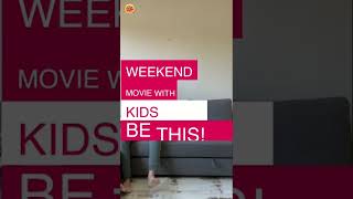 Weekend Movie 🍿 and Kids | Ramya and Raghav | #shorts