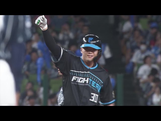【7回表】三塁線を鋭く破った!! ファイターズ・郡司裕也の2点タイムリー2ベースで突き放す!!  2024年8月30日 埼玉西武ライオンズ 対 北海道日本ハムファイターズ
