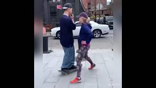 Karen Harasses Skateboarders in NYC and asked them to leave without any reason