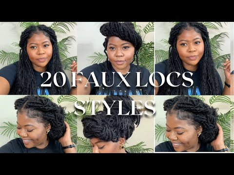 20 Easy Faux Locs Styles | Bobbi Boss Crochet |...