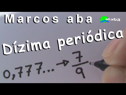 DÍZIMA PERIÓDICA E FRAÇÃO GERATRIZ Video