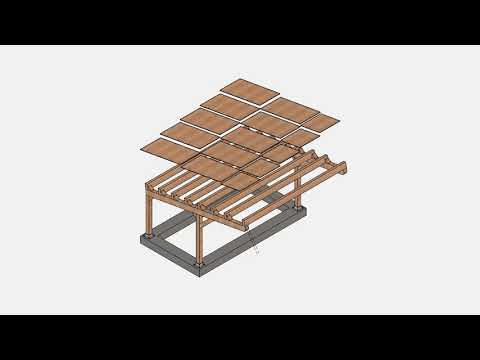 Car garage plan , wooden car garage , auto garage , two car garage , covered deck plan, patio build