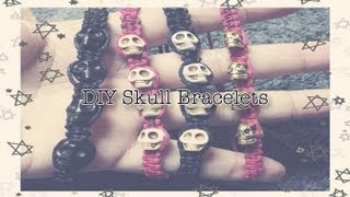 ☠ DIY Stackable Skull Bracelets ☠