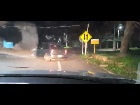 Acompañando a los novios en caravana hacia el salón...COLONIA BREMEN (cordoba)