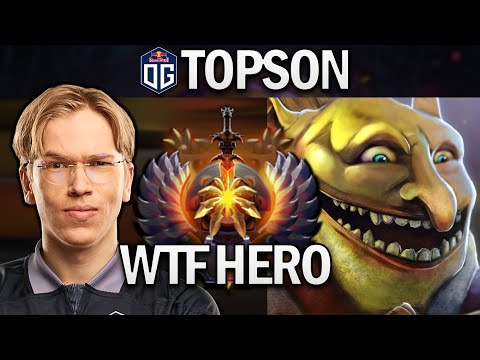 OG.TOPSON TECHIES - WTF HERO - DOTA 2 7.26 GAMEPLAY