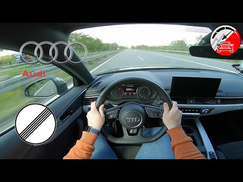 Audi A4 allroad 45TFSI 2020 | drive on German Autobahn 100-200km/h acceleration test | AutocruiseTV