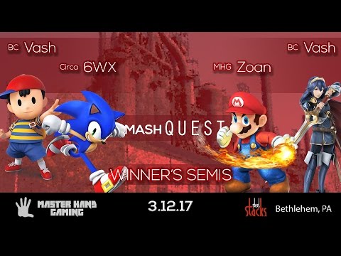 SmashQuest #1 - Circa 6WX + BC Uno vs. MHG Zoan + BC Vash - Winner's Semifinals