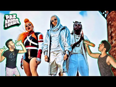 REACT AND COMMENTS: Ruxell, Gloria Groove e Rincon Sapiência - Paz, Amor e Grave