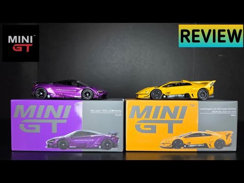 Feature Image thumbnail for the video blog Mini GT - LBWK Lamborghini Murcielago GT Evo & LBWK McLaren 720S - REVIEW by  booster_diecast