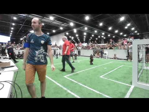 Robocup 2023 - humanoid kidsize - final - Rhoban vs CIT Brains - second half