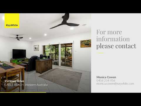 15 Howe Drive, Cable Beach, WA 6726, 4 Schlafzimmer, 3 Badezimmer, House