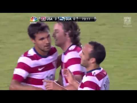 USMNT vs  Guatemala  Chris Wondolowski Goal   7/5/13