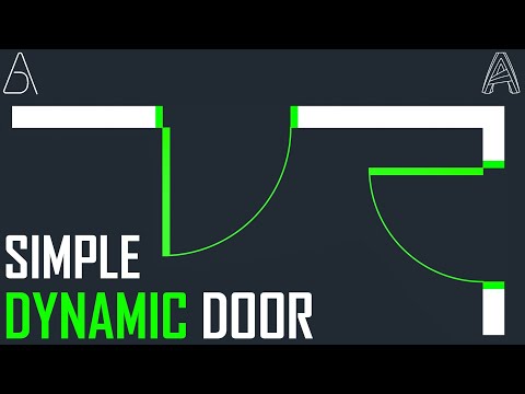 Create Your First Dynamic Door - AutoCAD