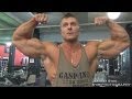 Brock Cunico Natural Bodybuilder Trains Arms After His ON Photo Shoot at 2014 Junior Nationals