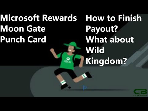 Moon Gate Microsoft Rewards Punch Card Overview - What's the Payout? Plus Wild Kingdom Tips