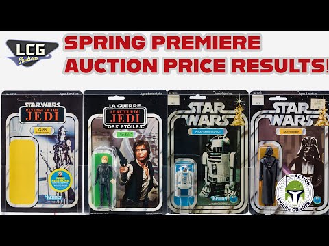 LCG Auctions Spring Premiere Session | HUGE Star Wars Prices | MOTU | GI Joe | Transformers