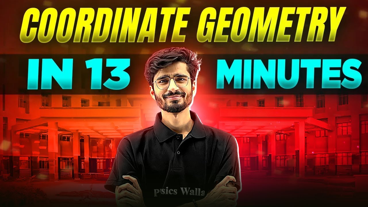 Coordinate Geometry | Complete Chapter In 13 Minutes | Class 10th Board