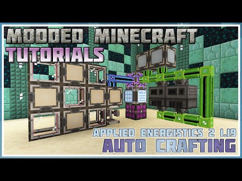Applied Energistics 2:  Autocrafting - Minecraft 1.16 - 1.19 - Modded Minecraft Tutorial