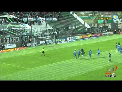 PENAL Y GOL DE BOGADO - SAN MARTÍN DE SAN JUAN 4 ARSENAL 0 - FECHA 6 (08 09 2012)