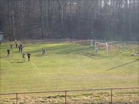 KS Góra Siewierska - Zapora Przeczyce: gol na 1:0 z karnego . 22.03.2014