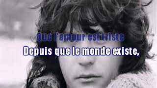 Daniel Balavoine  Dieu que l'amour est triste KARAOKE