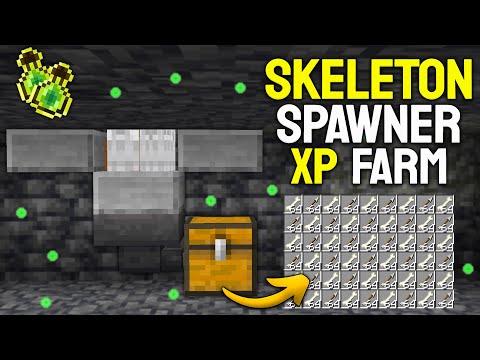 La fattoria XP più FACILE per gli Skeleton Spawner in Minecraft Bedrock 1.21!