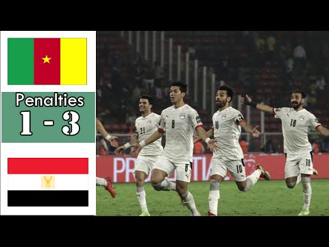 Cameroon Vs Egypt 1-3  All Penalties Shootout Afcon 2022