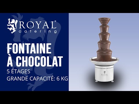 Vidéo - Fontaine à chocolat - 5 étages - 6 kg