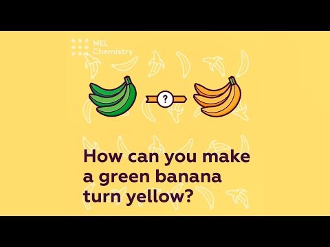 Lifehack How to make green bananas yellow