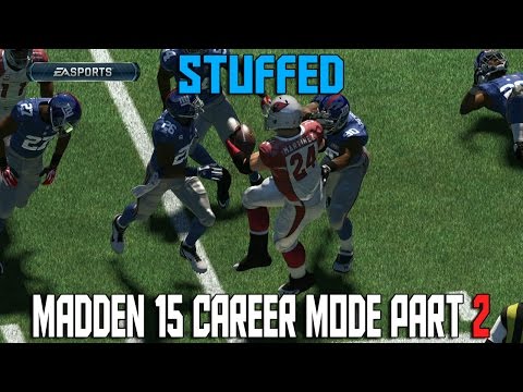 Madden NFL 15 Career Mode RB - Ep. 2 - STUFFED - Madden 15 Connected Franchise Part 2