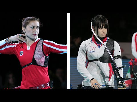 Aida Roman v Miki Nakamura – recurve women gold | Nimes 2014 World Archery Indoor Championships