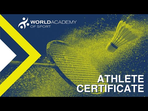 Athlete Certificate (online) | Promo video