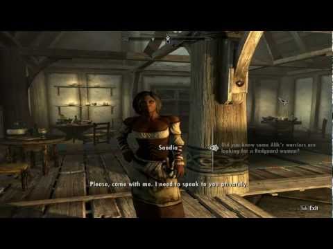The Elder Scrolls V: Skyrim - In My Time of Need Quest (Redguard Woman's location)