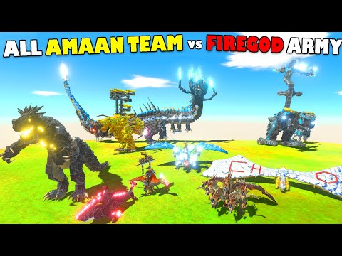 FIREGOD ARMY vs THOR HYDRA, MECHA HYDRA, MECHA KILLER, ALZARO, OVERSEER, ARMY KILLER and B-BOSS