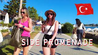 SIDE HEUTE - ALL HOTELS PROMENADE / Beach /Walking tour TURKIYE 2026 🥰🇹🇷 #sidetu