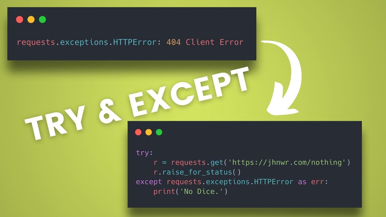 How To Handle Errors & Exceptions with Requests and Python