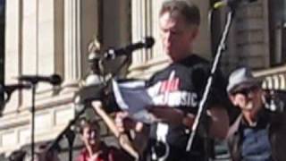 S.L.A.M. Rally, Melbourne - 23/02/10 - Paul Kelly & Rick Dempster Speech