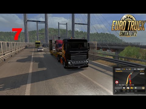 Let's Play Euro Truck Simulator 2 - Italia DLC Part 7 Messina - Catanzaro Helicopter Delivery