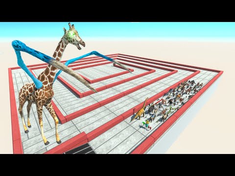 Escape From Alien Giraffe - Last Survivor | Animal Revolt Battle Simulator
