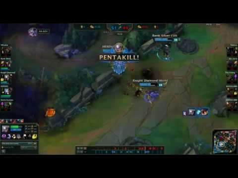 Penta Kill Diana - Knight Diamond