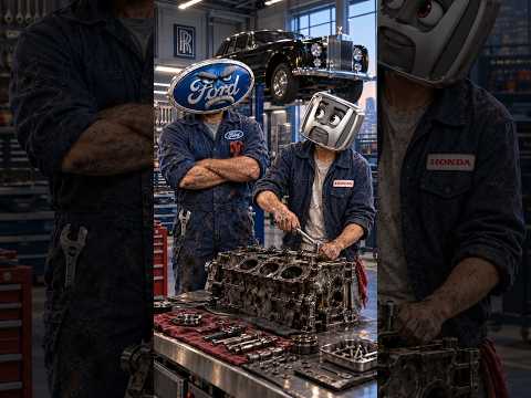 El jefe del taller de Rolls-Royce puso a prueba a Honda 🔧😤 #honda #ford #rollsroyce #coches #autos