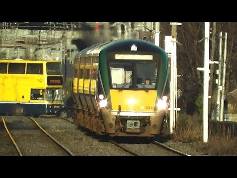 IE 22000 Class Intercity Train number 22244 - Sandymount Station, Dublin