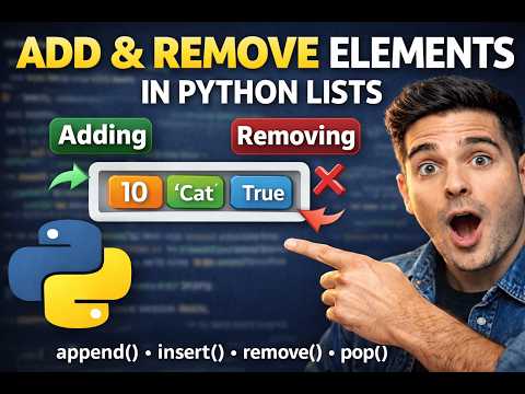 Python List Add Remove Methods Explained Append Insert Remove Pop Easy 21